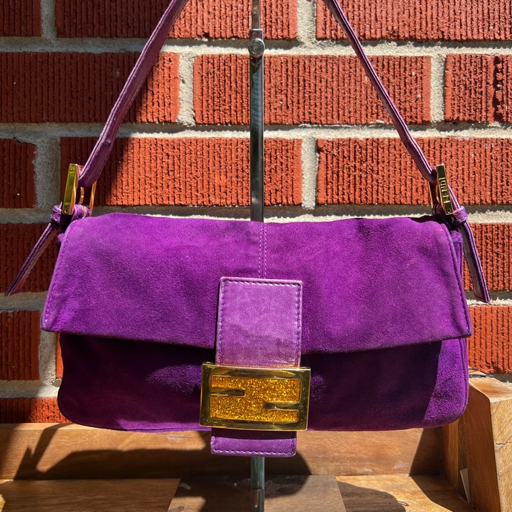 Fendi Purple Baguette Vintage - Picture 1 of 11